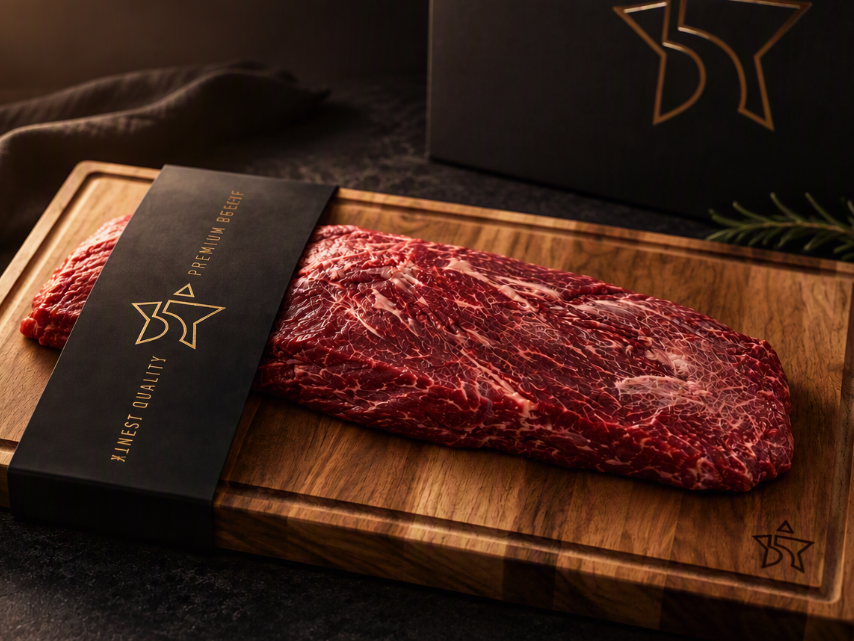 VSS luxe snijplank + Black Angus sucadebeef